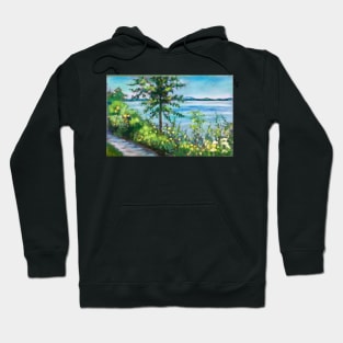 Plein Air Impressions - Parc des Rapides Hoodie